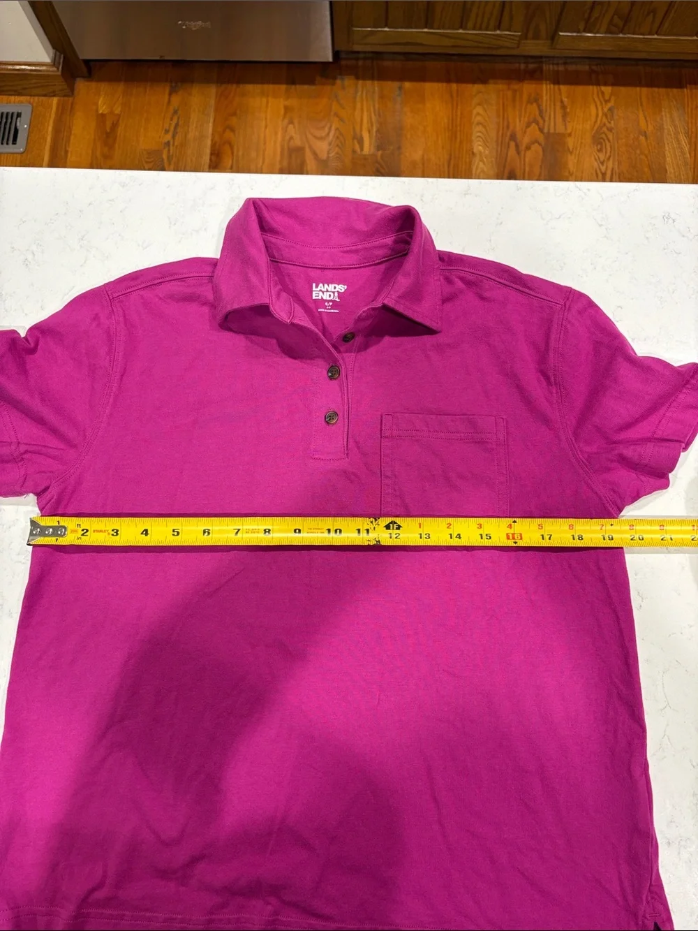 Lands' End Women’s Polo Pair in Plum and Fuchsia